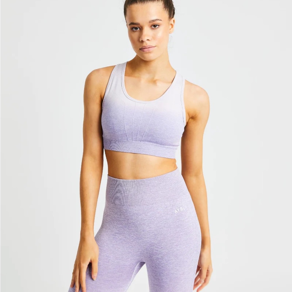 AYBL PULSE OMBRÉ SEAMLESS SPORTS BRA - Lilac